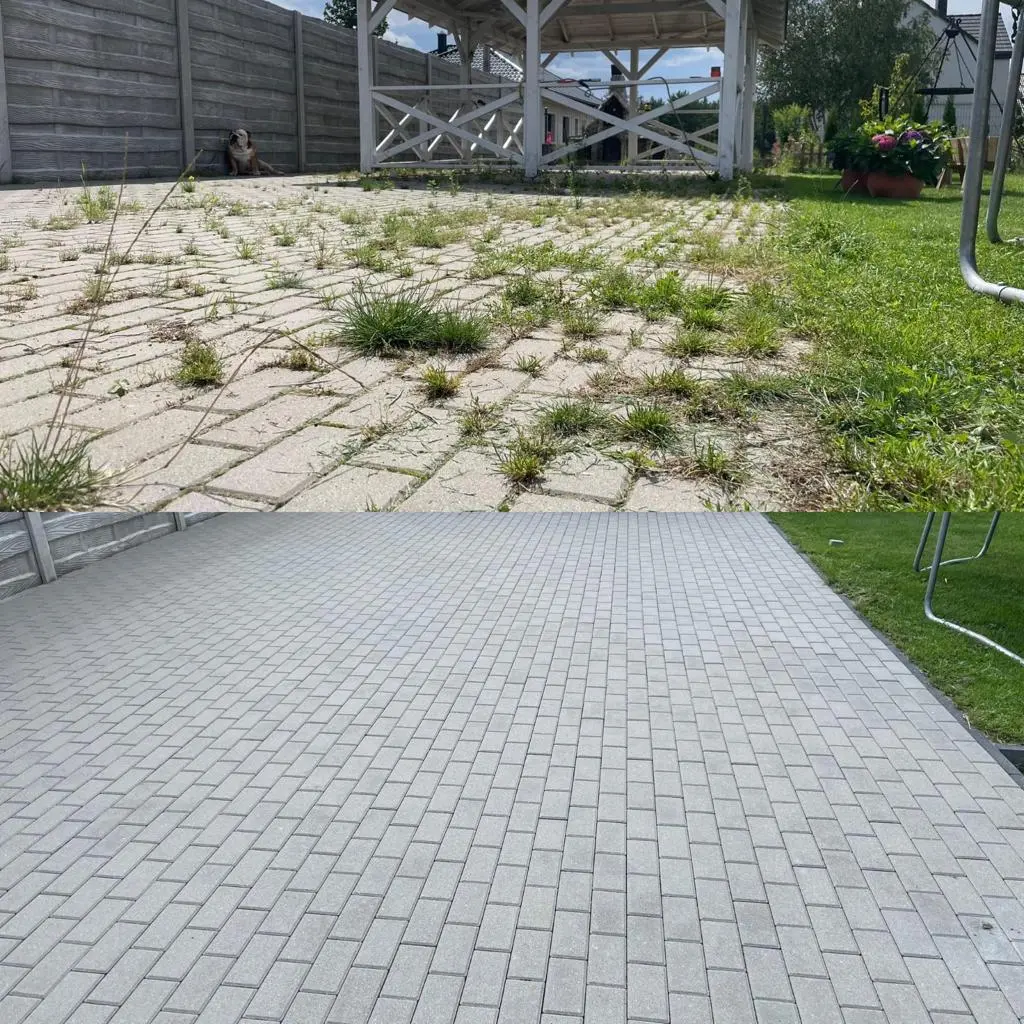 oczyszczanie kostki brukowej