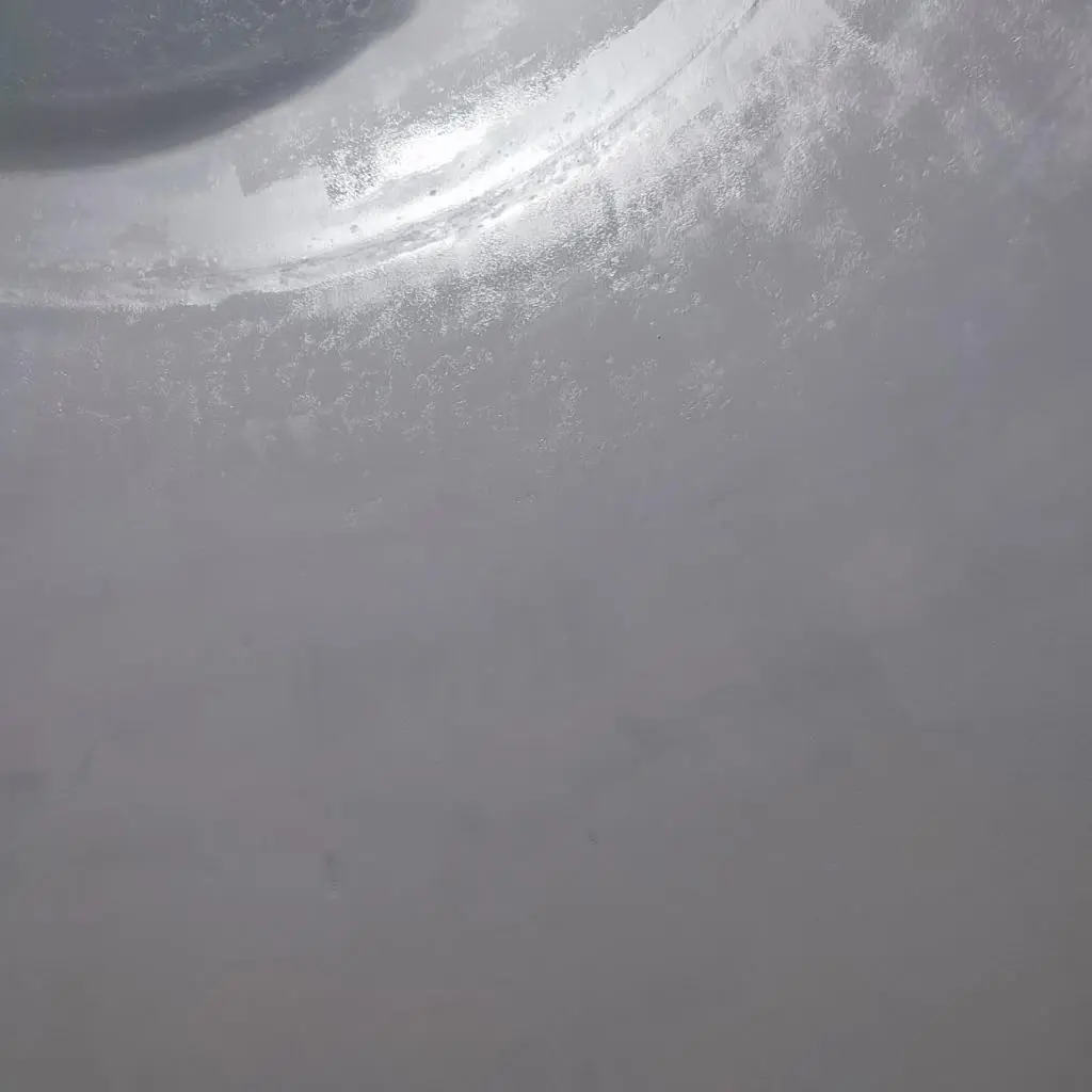 powierzchnia po szkiełkowaniu